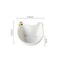 thumbnail image 2 of Ceramic Animal Dipping Bowls Mini Serving Dishes for Snacks Sauces Appetizers Food Prep Portion Control Bowls Microwave Oven Safe Kitchenware, 2 of 2