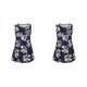 thumbnail image 4 of Jumpingount Camisa de enfermera de maternidad para mujer blusa de lactancia manga cuello azul marino METRO 2piezas, 4 of 6