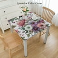 thumbnail image 2 of nygtbtfer  Rectangle Fabric Tablecloth, Garden Breeze, Easy Care and Stain Resistant Fabric Table Cloth, Sweet Pastel Spring Floral, 2 of 7