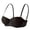 Black, variant on Ladies Underwire Demi Cup Lace Back Support Comfortable Everyday Bra