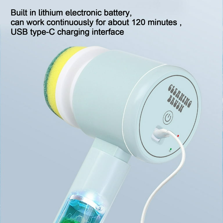 Electric scrubber portable Cleaning Dishwashing Brush USB