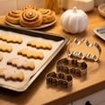 thumbnail image 2 of Bat Halloween Cookie Cutter Set – 3-Piece Stainless Steel Mold for Ghost Pumpkin Cookies, Baking Tool for Party Treats, 2 of 9