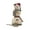 B, variant on Christmas Snowman Tabletop Doll – 9” Cloth Snowman with Hat for Desktop Display, Holiday Party Scene Setup & Winter Home Decorations