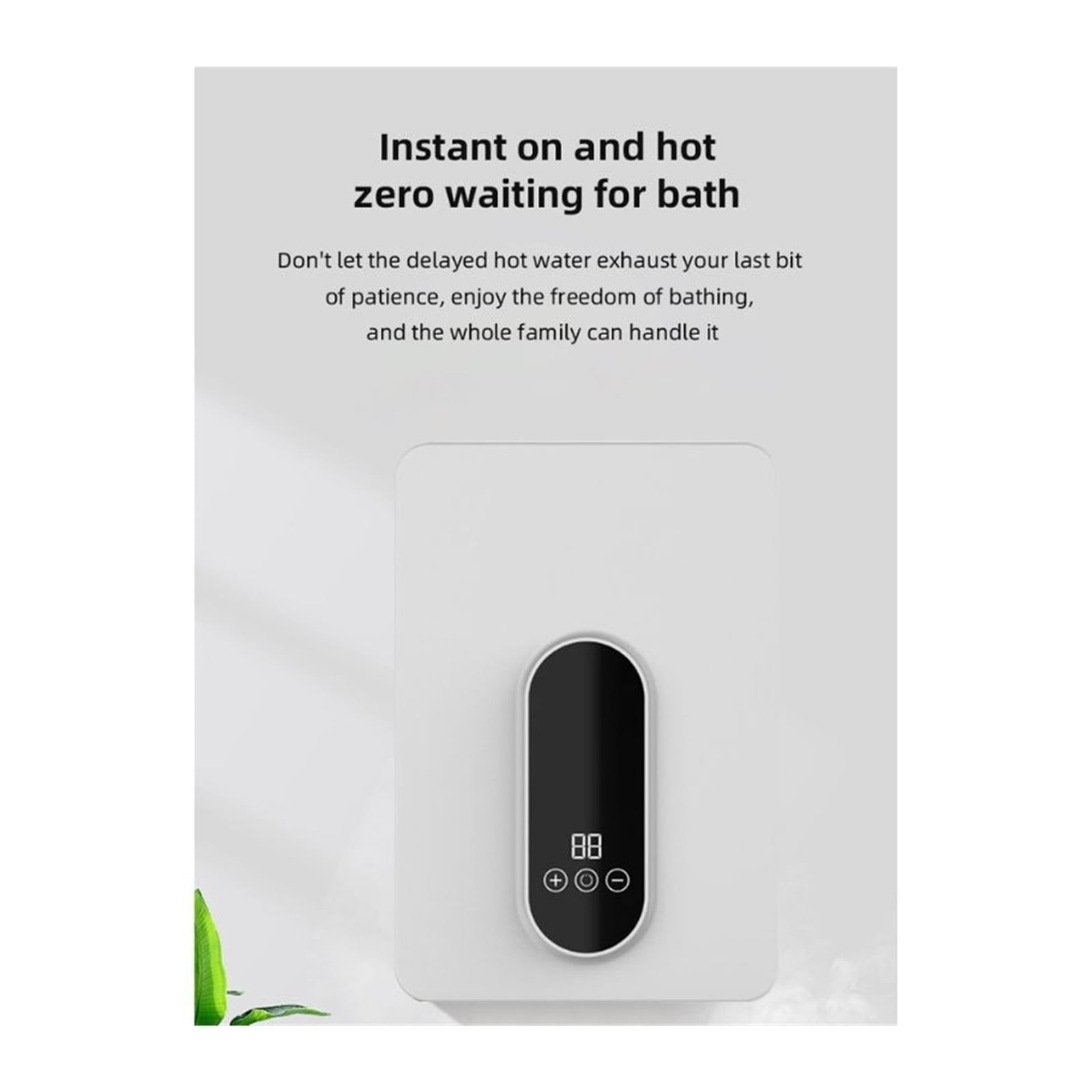 Hot Water Heater 5500W Instant Tankless Water Heater Thermostat Induction Heater Smart Touch Electric Heaters Shower Automatica ,Energy Saving