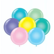 17 inch Tuftex Pastel Assortment Latex Balloons (50 Pack) - Party Supplies Decorations