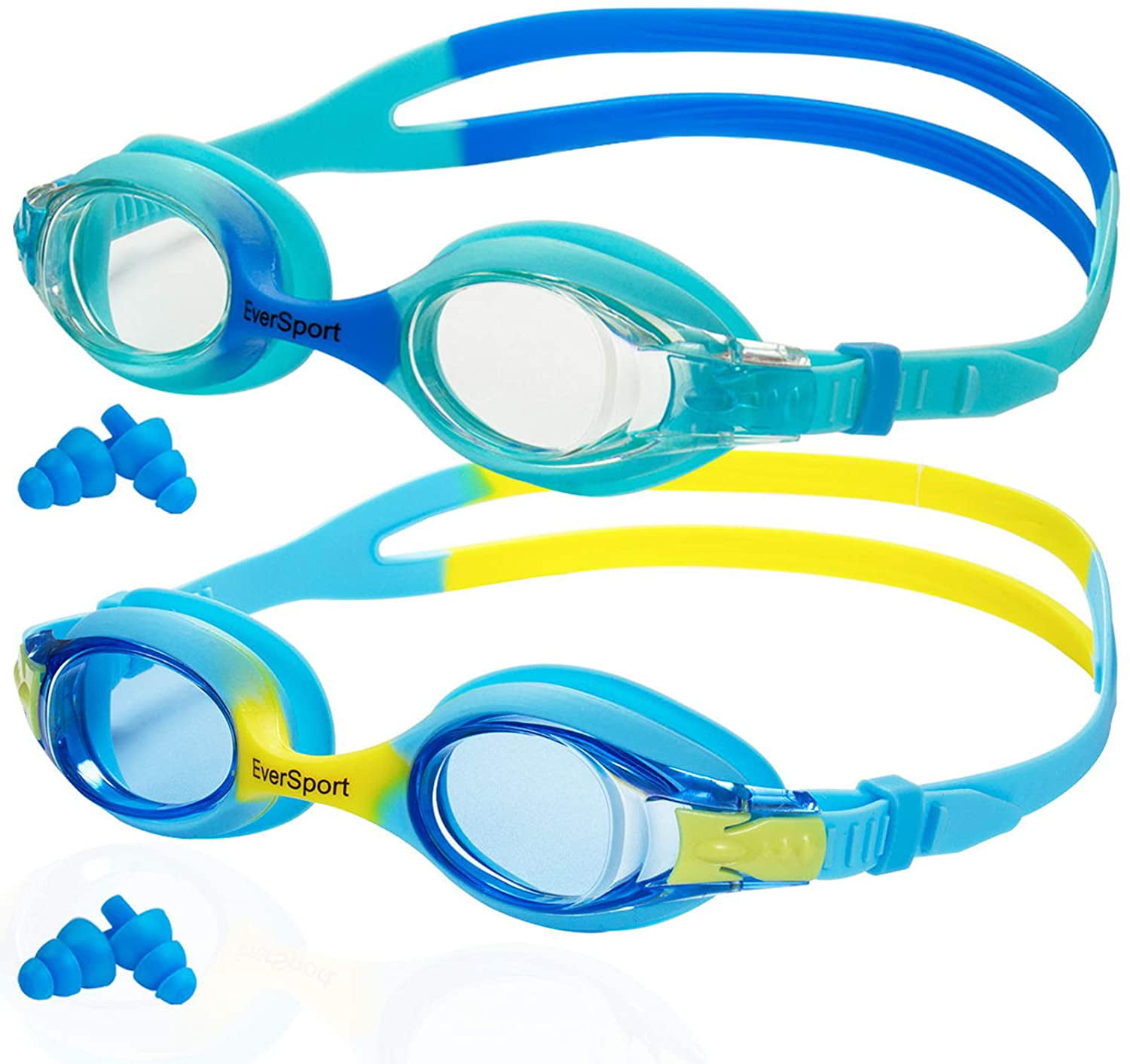 Kids Swim Goggles 2 Packs Swimming Goggles for Kids Girls Boys and Child 