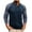 Blue, variant on qolati Men's Henley Shirt Long Sleeve Thermal Underwear Basic Top Casual Slim Fit Lightweight Button Baseball Tee Shirt