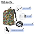 thumbnail image 5 of Balery Color Summer Vintage Canvas Backpack for Men and Women - Large Capacity, Durable Travel Laptop Bag for School, Work, Hiking, and Outdoor Activities, 5 of 7