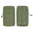 thumbnail image 2 of Outdoor Multifunctional Military Fan Tactical Belt Bag, Tactical First Aid Pouch, Molle Compatible-Army Green, 2 of 2