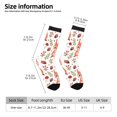 thumbnail image 2 of Cauagu Squirrel And Print Crew Socks for Women and Men,Adult Athletic Running Socks 1-Pair Sports Socks Work Gear Socks with Moisture Wicking, 2 of 6