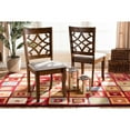 thumbnail image 7 of Baxton Studio Mael Modern and Contemporary Grey Fabric Upholstered and Walnut Brown Finished Wood 2-Piece Dining Chair, 7 of 7