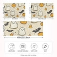 thumbnail image 2 of Yayeee Pillowcase Standard Size Set of 2 Satin Wrinkle Resistant Pillow Case, Halloween Cute Ghosts, 2 of 7