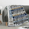 thumbnail image 4 of LHSHID Son in Law Gifts Blanket Best Son in Law Gifts from Mother in Law to My Son in Law Gifts Unique Birthday Gift Ideas for Son in Law Son in Law Gifts Throw Blanket 30"x40", 4 of 6
