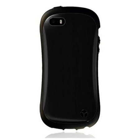 [REDShield] Black Apple iPhone 5/ iPhone 5S Hard Case Cover on Shockproof Silicone Fashion Hybrid Case; Perfect fit as Best Coolest Design (Best Deals On Hybrids)