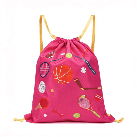 Wondiair Yoga Drawstring Backpack, Water-Resistant Lightweight Sports String Bag for Gym, Travel, Men & Women