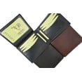 thumbnail image 2 of New Cavelio High Quality Mens Genuine Leather Flap Up ID Card Holder Bifold Wallet 730053 (C), 2 of 14