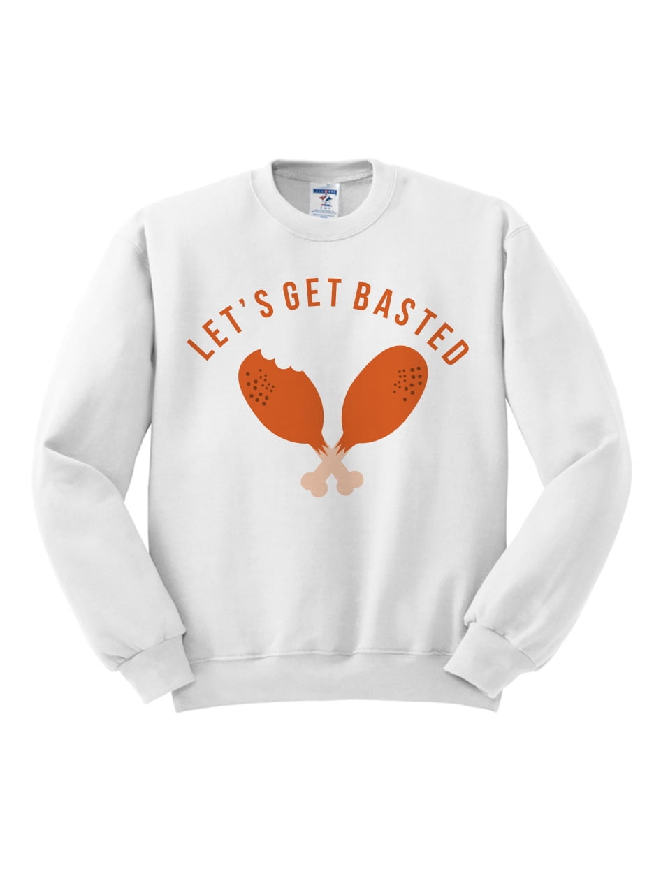 Basted Funny Thanksgiving Sweatshirt 