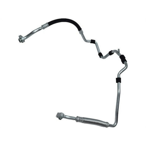 A/C Suction Line Hose Assembly - Compatible with 2011 - 2015 Volkswagen Jetta 2012 2013 2014