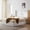 Ivory Fabric Metal Foam4, variant on LHKJ Queen Upholstered Wingback Bed with High Headboard, Ivory Canvas