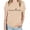 Beige, variant on YHAJDS Women's Basic Tees AUNTIE Graphic Print Round Neck Short Sleeve Loose Summer Top