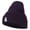 Navy, variant on Maltese Embroidered Long Beanie - Black OSFM