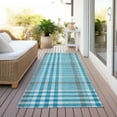 thumbnail image 6 of Addison Rugs Chantille Indoor/Outdoor Transitional Geometric, Abstract Teal Washable Runner Rug, 2'3" x 7'6", 6 of 6