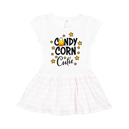 

Inktastic Candy Corn Cutie with Stars Gift Toddler Girl Dress