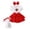 Z002 Red, variant on Kaprioy My First Easter Baby Girl Outfit Girls Clothes Bunny Ruffle Sleeve Romper Shorts Bow Hairband Stockings Set Cute Infant Girl Clothes