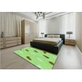 thumbnail image 4 of Ahgly Company Indoor Rectangle Patterned GreenYellow Green Area Rugs, 5' x 8', 4 of 6