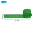 thumbnail image 2 of Uxcell 1.8 Inch Crepe Paper Streamer, 4 Roll 328ft Soft Paper Streamer Crepe Paper Sheet, Dark Green, 2 of 6