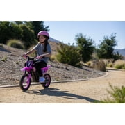 Adventure Force 12V Electric Dirt Bike, Kids Battery Powered Ride on, Ages 5 Years and up, Pink