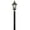 Oil Rubbed Bronze, variant on Hinkley Lighting - Three Light Post Top/ Pier Mount - Outdoor - Edgewater - 3