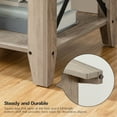 thumbnail image 6 of HOOBRO End Table 2-Tier Nightstand with USB Ports and Outlets Sofa Coffee Table Living Room BG45UBZ01, 6 of 6