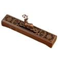 thumbnail image 5 of CUTICATE Burner Holder Stick Stand Carved Table Centerpiece Lying Censer Box for Office Living Room Temple Deer Copper, 5 of 8