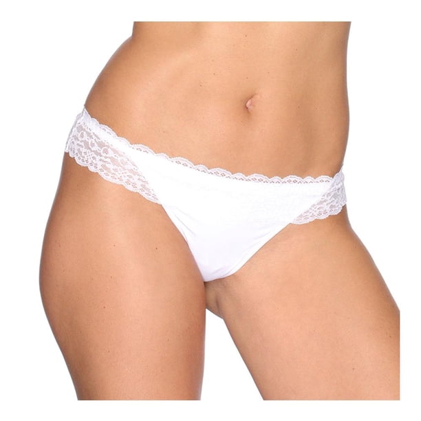 Tanga para mujer Marel CH con encaje Blanco
