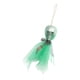 thumbnail image 5 of 12.6 '' Decoraciones Colgantes de de Halloween Decoración Espeluznante para Interiores / Exteriores - Cráneo de Espuma con Tela Verde Colco Globo de Halloween, 5 of 7