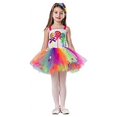 thumbnail image 1 of Dress Up America 1069-T4 Robe de Bonbon pour Fille avec Bandeau, Multicolore - Tout-Petit 4, 1 of 10