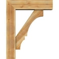 thumbnail image 3 of Ekena Millwork 8"W x 30"D x 38"H Balboa Block Rough Sawn Bracket w/ Offset Brace, Western Red Cedar, 3 of 25