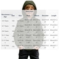 thumbnail image 2 of Boys Waterproof Windbreaker Outdoor Jacekt Lightweight Full Zip Fall Fashion Soft Lining Kids Raincoat with Hood Army Green 5-14, 2 of 8