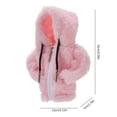 thumbnail image 3 of RUINIXCW 7 Inch Desk Goose Outfits Desk Duck Outfit Mini Porch Goose Outfit Funny Hooded Sweatshirt for Desktop Goose Figurine Fall Winter Desk Goose Clothes Table Centerpieces Decor (No Goose), 3 of 10