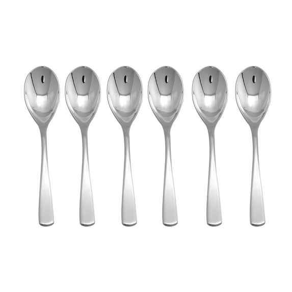 Supreme 6-Piece 4.25 Inch 18/8 Stainless Steel Dessert/Ice Cream/Tea/Coffee Demitasse Spoon. Mirror Polished, Dishwasher Safe