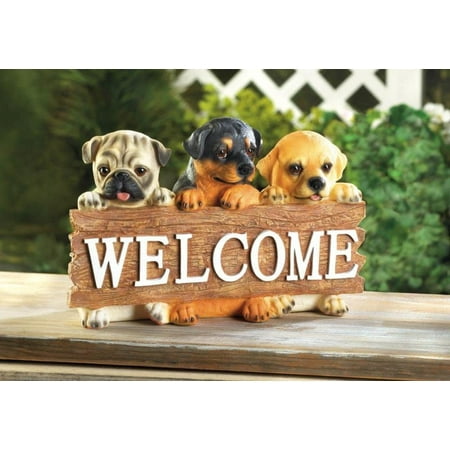 Smart Living Company 10017870 Puppy Welcome Sign, PUPPY WELCOME SIGN By Brand Smart Living Company