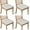 White Buffalo Pattern-1, variant on White Buffalo Seat Covers for Dining Room Chairs Set Of 4,Stretch Printed Washable Chair Seat Cover with Elastic Ties and Button,Removable Waterproof Couch Cushion Covers