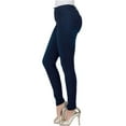 thumbnail image 4 of Pxiakgy Pants for Women Work Casual Women's Feet Small Fashion Jeans Color Straight-Barrel High-Waisted Pants Tight Trousers Pants for Women Z-Dark Blue Xxl, 4 of 5