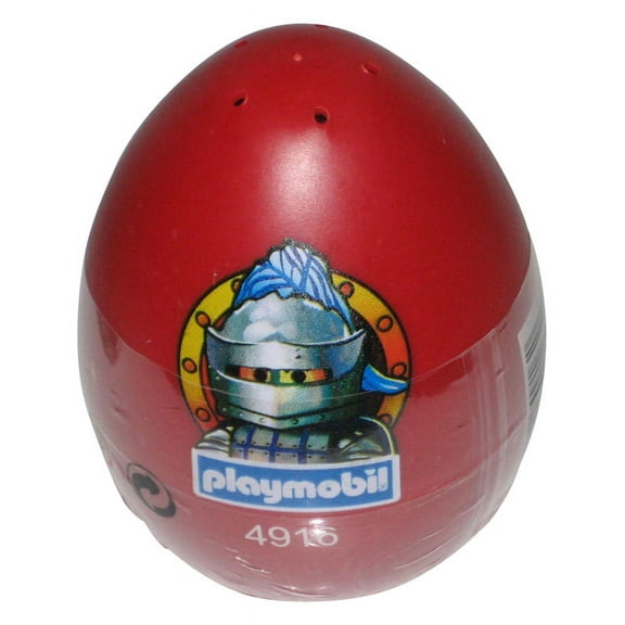 Playmobil (2004) Red Easter Egg Blue Knight Figure 4916