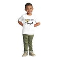 thumbnail image 3 of My Daddy Is An Angel Cute Little One Toddler Boy Girl T Shirt Infant Toddler Brisco Brands 12M, 3 of 6