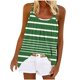 thumbnail image 2 of Puntoco Camisolas básicas para mujer, blusas casuales sin mangas con cuello redondo y estampados a la moda para mujer, 2 of 5
