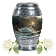thumbnail image 2 of Golden Hour Solitude Set Of 4 - 3 Inch Urn, Sky Blue Cremation Urn Human Ashes, Mini Keepsake Urns, Urn For Ashes Adult Male|female, Decorative Urns, Ash Holders For Human Ashes, Memorial Urn, 2 of 5