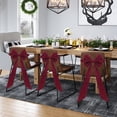 thumbnail image 6 of Shoreew Christmas Velvet Chair Sashes 11.8" x 29.5" Burgundy Chair Bows Tie Back for for Christmas Banquet Wedding Birthday Party Dining Room Decoration, 6 of 7