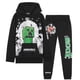 thumbnail image 1 of Conjunto de Buzo con Capucha y Joggers para Niños Minecraft Negro Verde 11-12 Años, 1 of 5